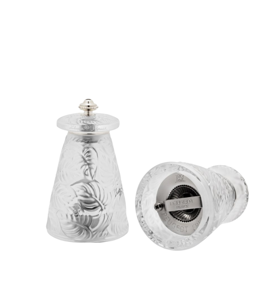 Peugeot Lalique Duo Salt & Pepper Mills