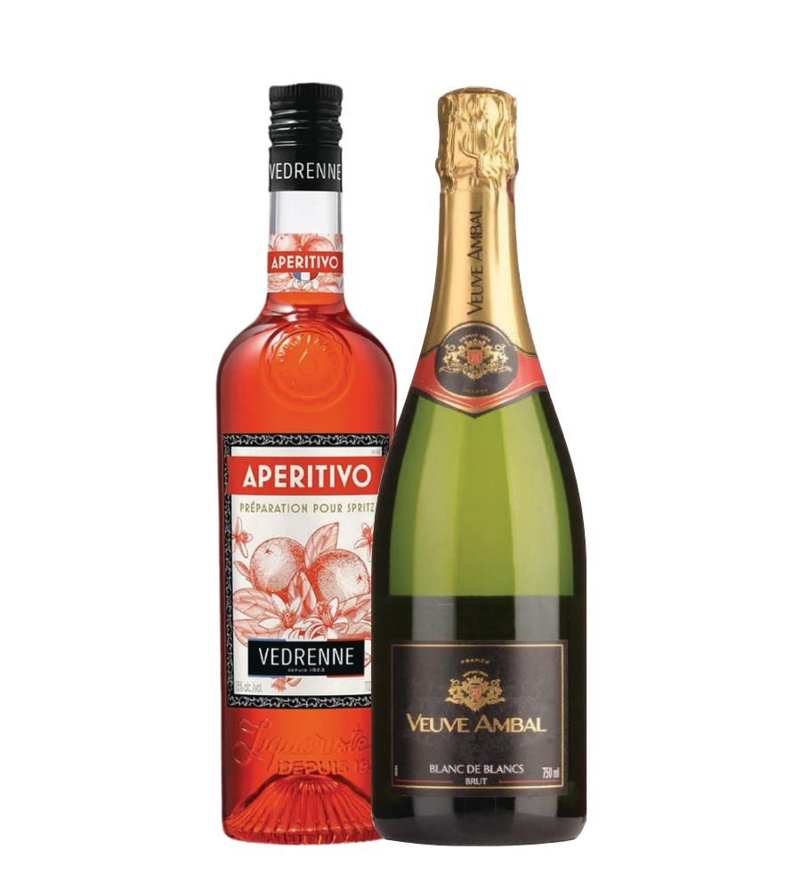 ⁠Veuve Ambal Brut  and Aperitivo Spritz